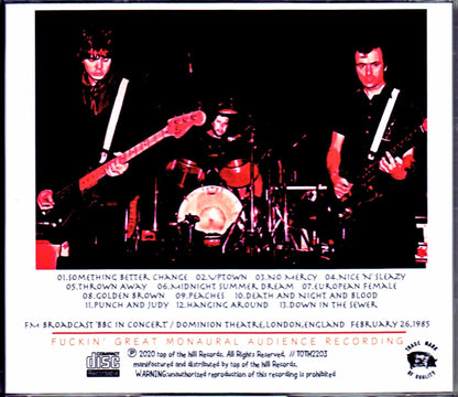 Stranglers/London,UK 1985