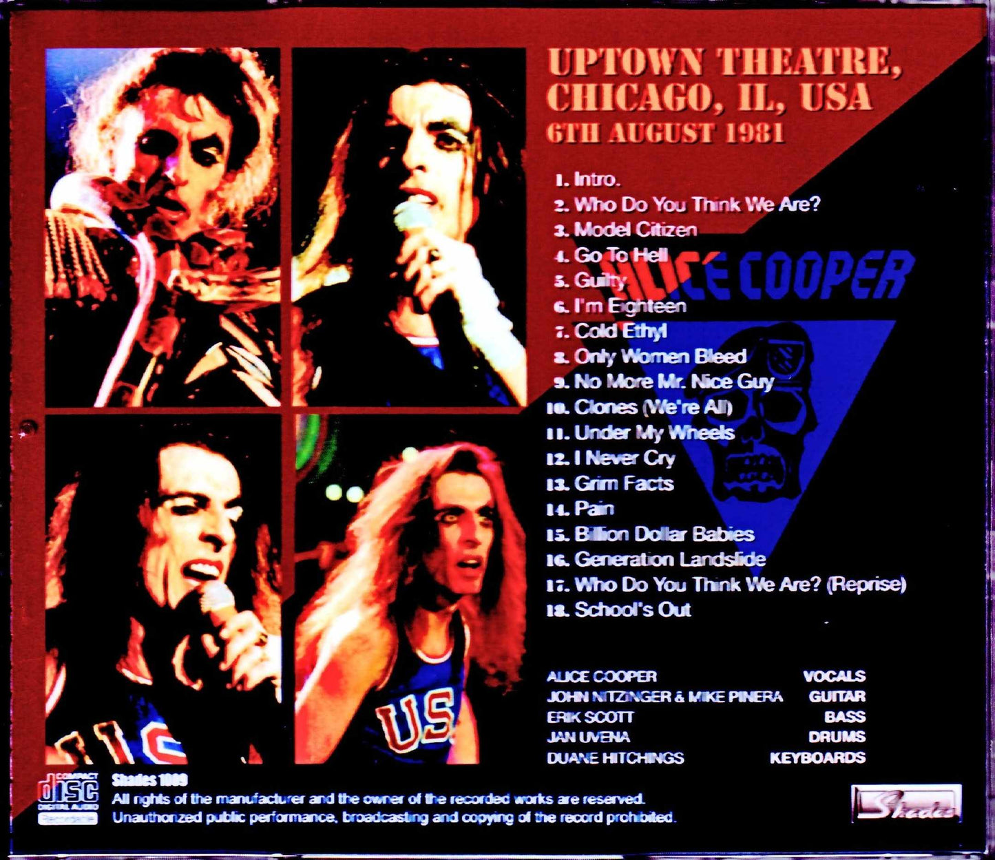 Alice Cooper/IL, USA 1981