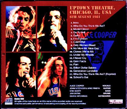 Alice Cooper/IL, USA 1981