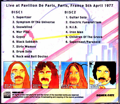 Black Sabbath/France 1977