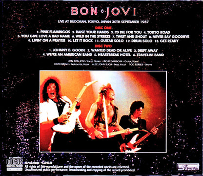 Bon Jovi/Tokyo,Japan 9.30.1987