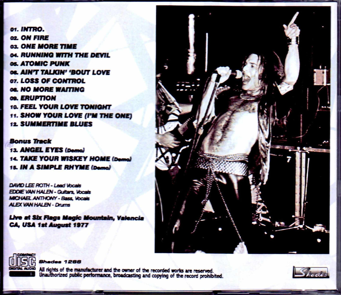 Van Halen/CA, USA 1977 & more