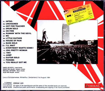 Van Halen/Switzerland 1984