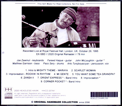 Zawinul Syndicate Joe Zawinul,John McLaughlin/London,UK 1995
