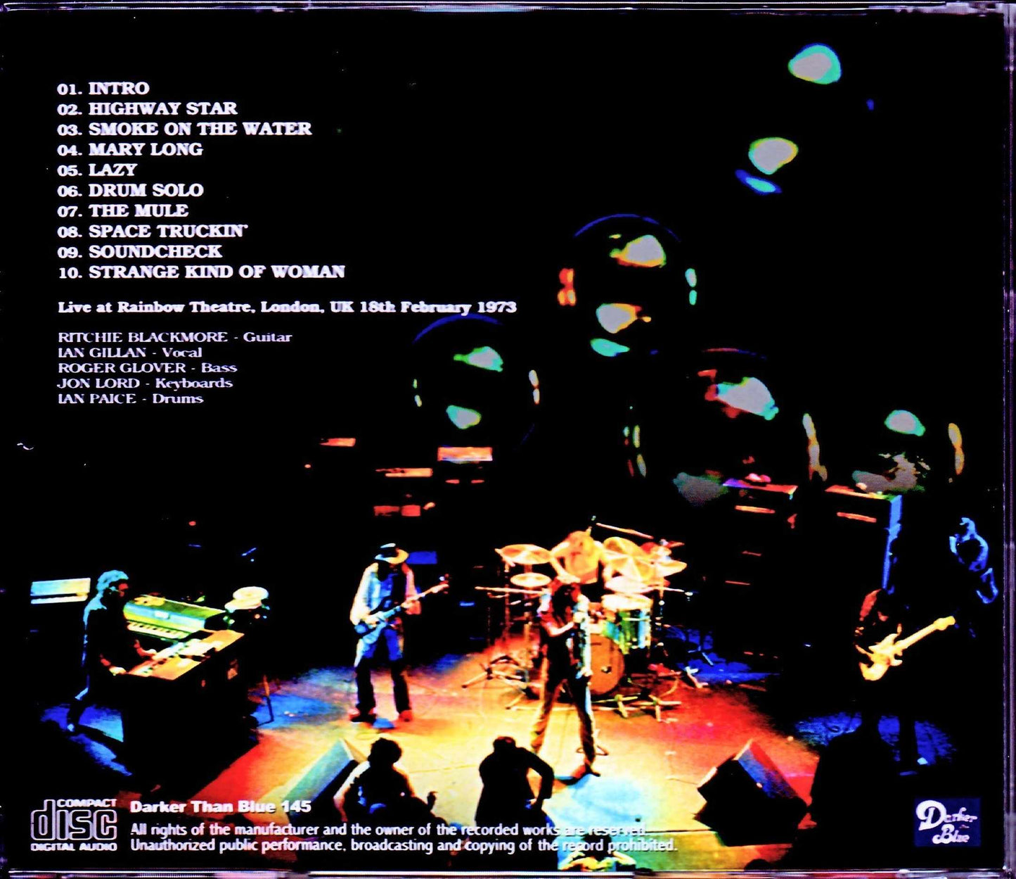 Deep Purple/London,UK 2.18.1973