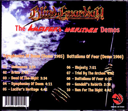 Blind Guardian,Lucifer's Heritage/Symphonies of Doom & Battalions of Fear Demos