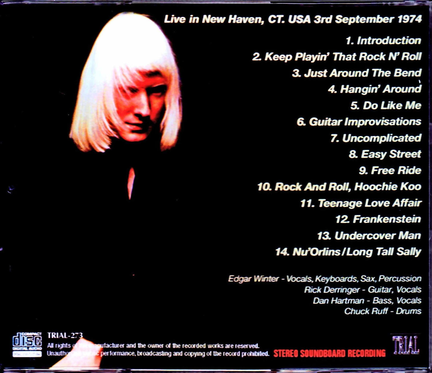 Edgar Winter Group/CT,USA 1974