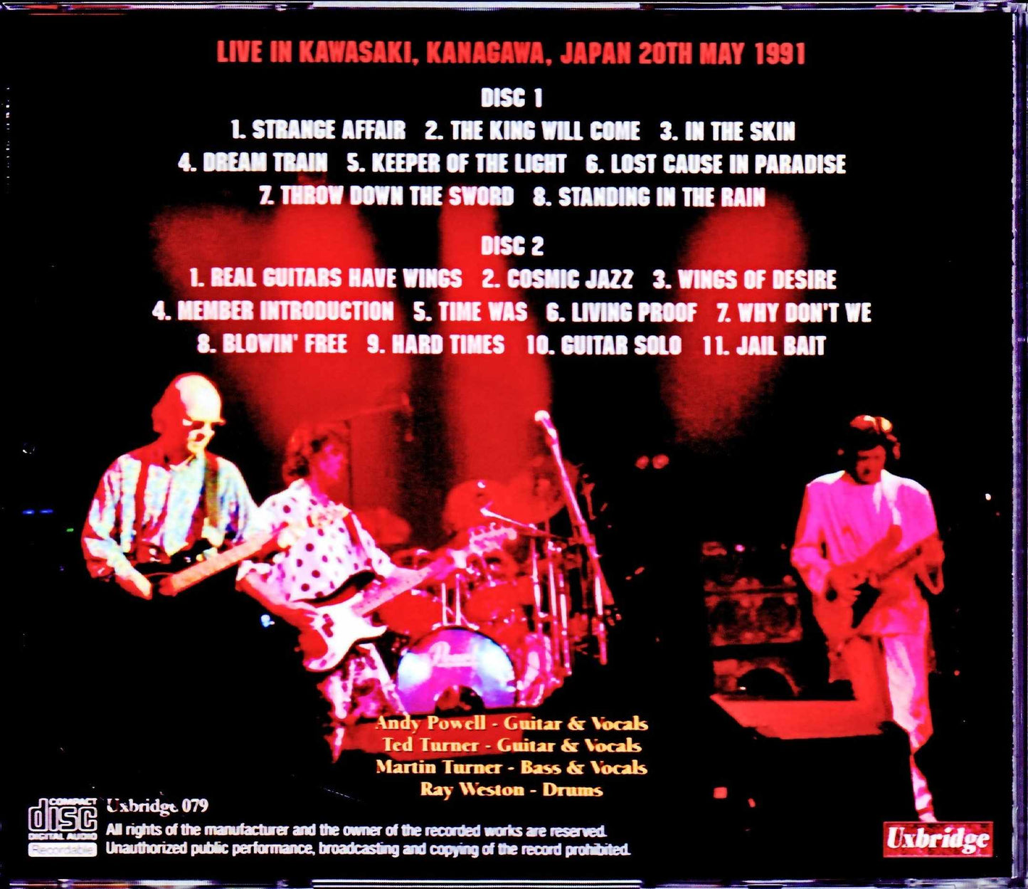 Wishbone Ash/Kanagawa,Japan 5.20.1991