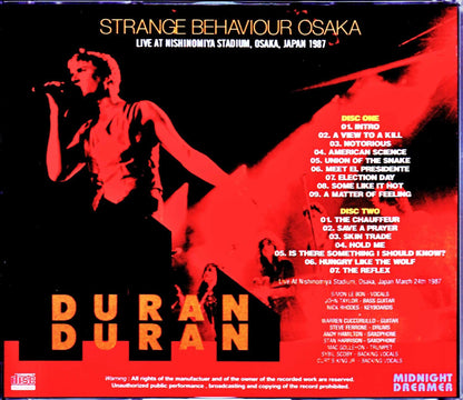 Duran Duran/Osaka, Japan 1987