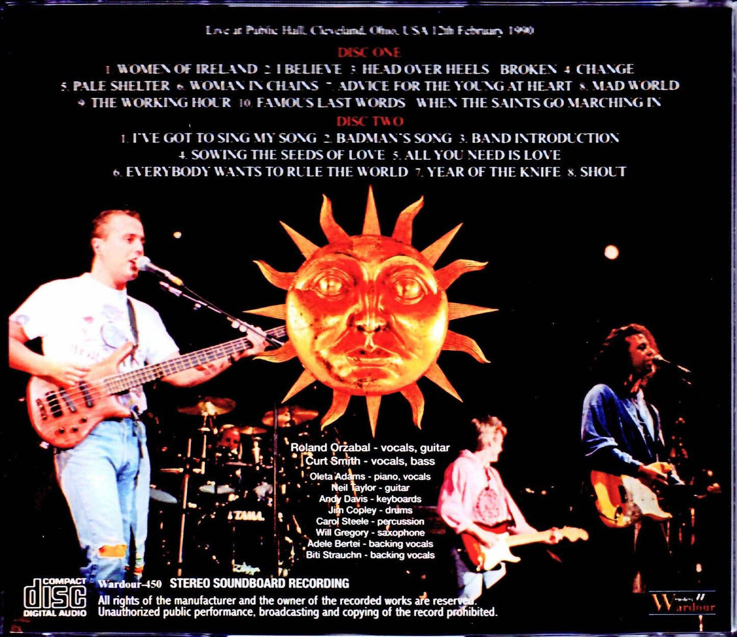 Tears for Fears/OH,USA 1990 Pre-FM Master