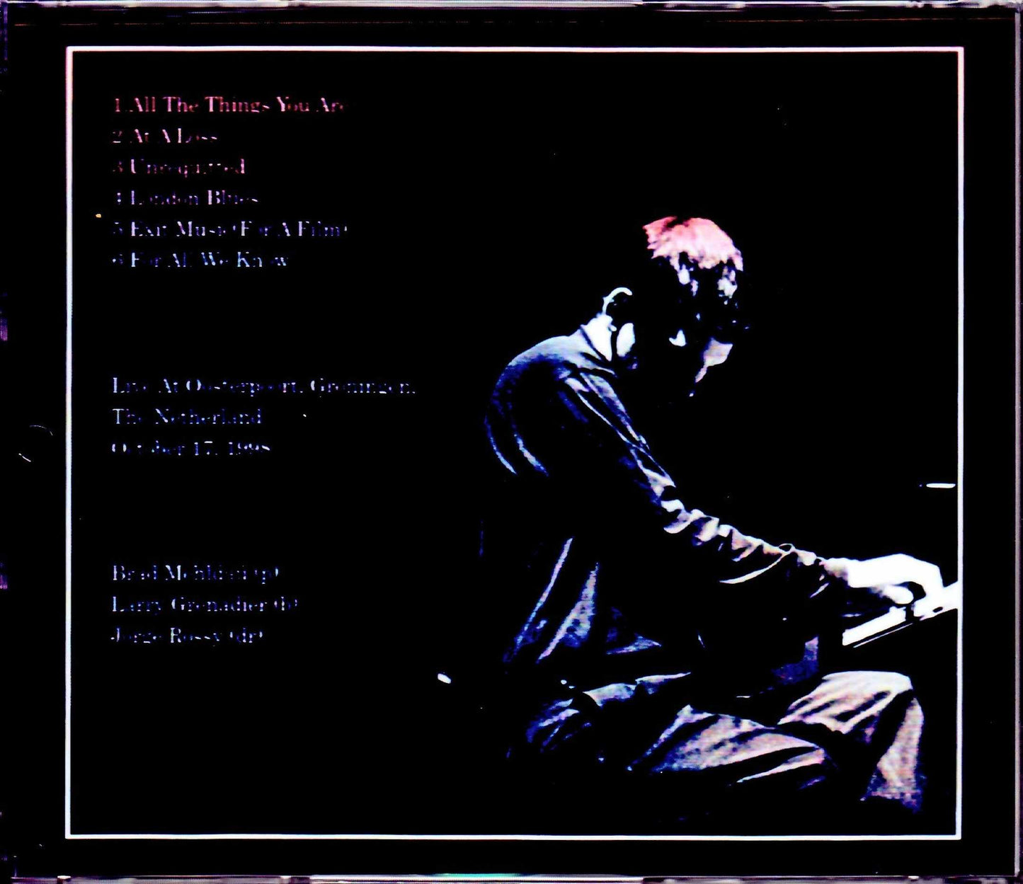 Brad Mehldau/Netherlands 1998