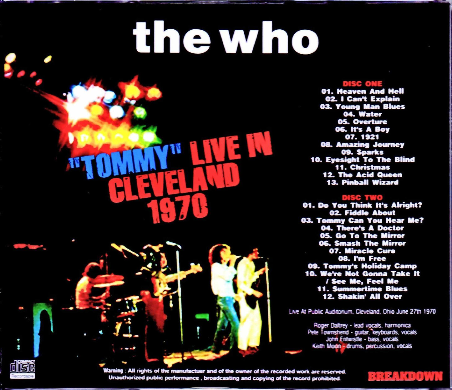 The Who/OH, USA 1970