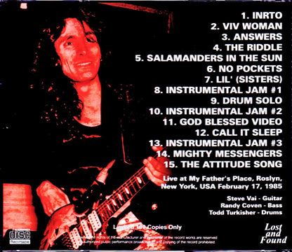Steve Vai/NY,USA 1985