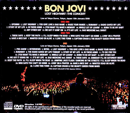 Bon Jovi/Tokyo,Japan 2008 2Days Complete & more