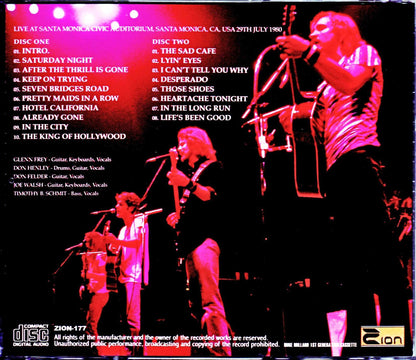 Eagles/CA, USA 1980 Remastered