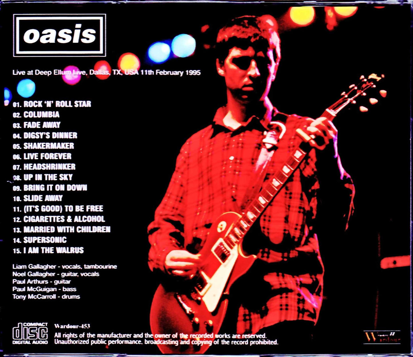 Oasis/TX,USA 1995 DAT Master