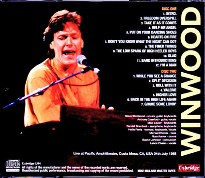 Steve Winwood/CA, USA 1988