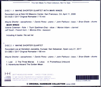 Wayne Shorter Quartet with Imari Winds/CA,USA 2008 & more
