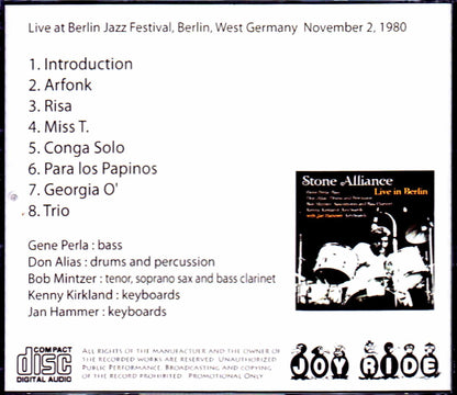 Stone Alliance, Jan Hammer/Germany 1980