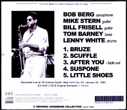 Bob Berg Quintet, Mike Stern/NY, USA 1985