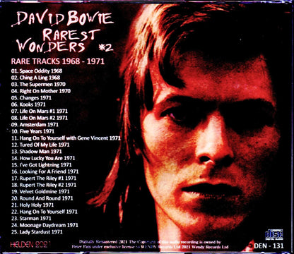 David Bowie/Unreleased/Rare Track Collection 1968-1971