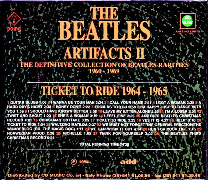 Beatles/Artfacts II Ticket to Ride 1964-1965