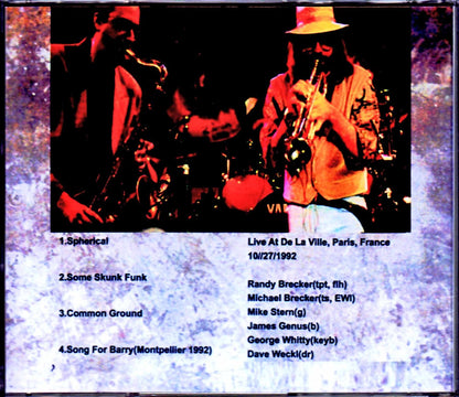 Brecker Brothers,Mike Stern/France 1992