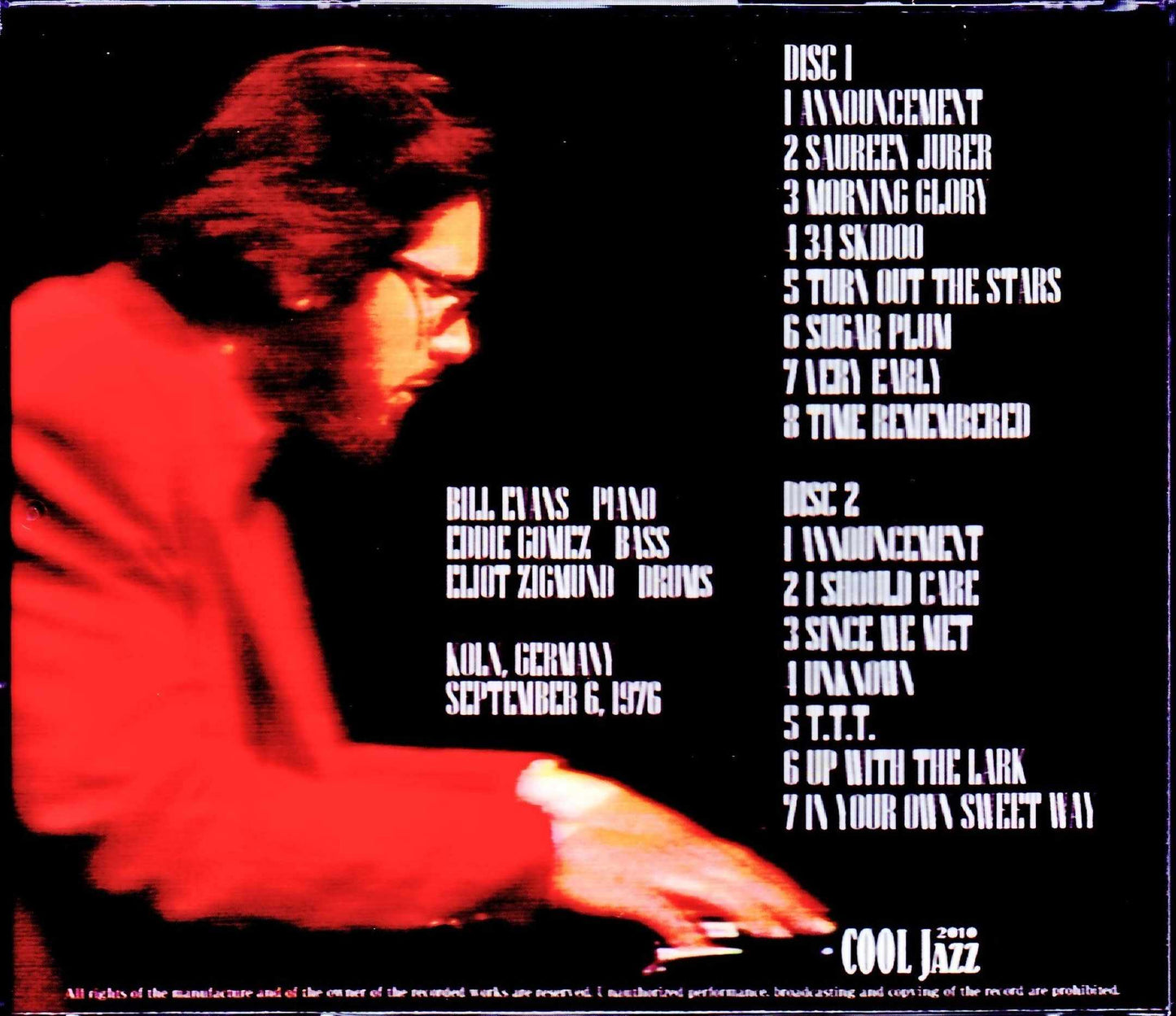 Bill Evans Trio/Germany 1976 Complete