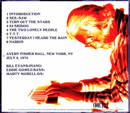 Bill Evans Trio/NY,USA 1974 Complete