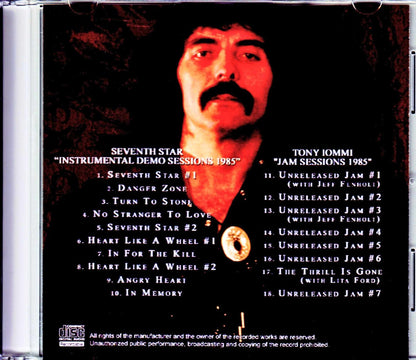Black Sabbath,Tommy Iommi/Seventh Star Instrumental Demos 1985 & more