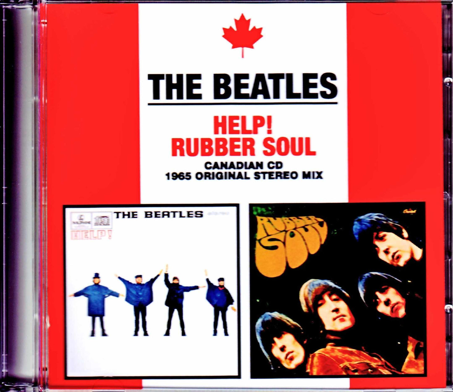 Beatles/Help! Rubber Soul Cadadian CD 1995 Original Stereo Mix
