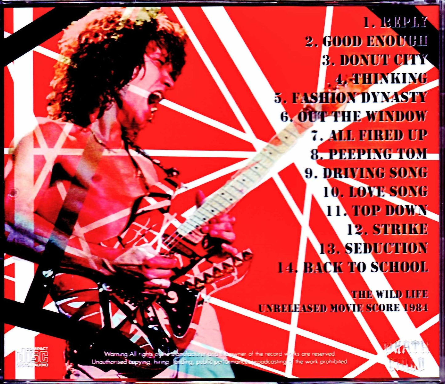 Edward Van Halen/Wild Life Unreleased Movie Score