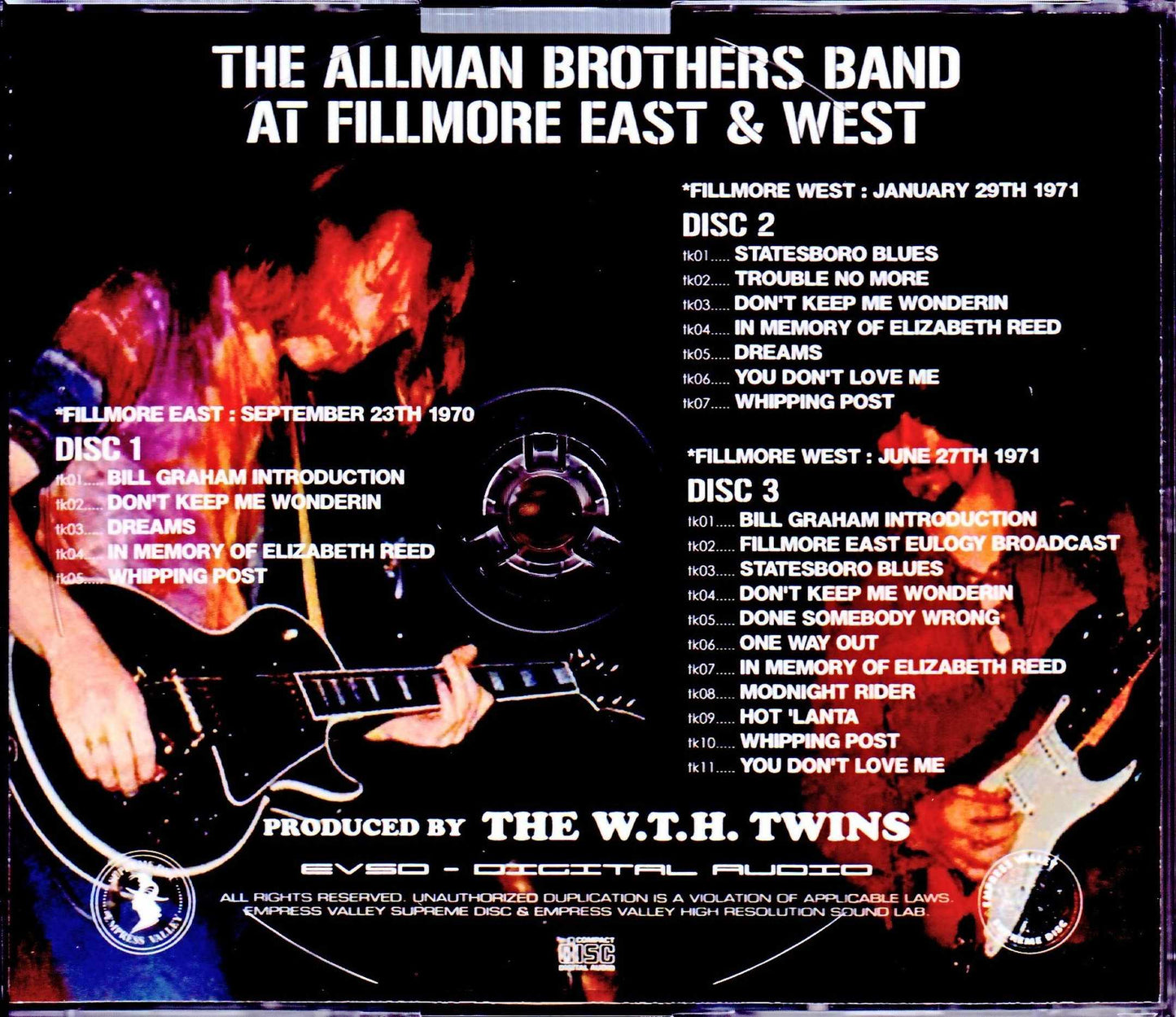 Allman Brothers Band/Fillmore East & West 1970-1971