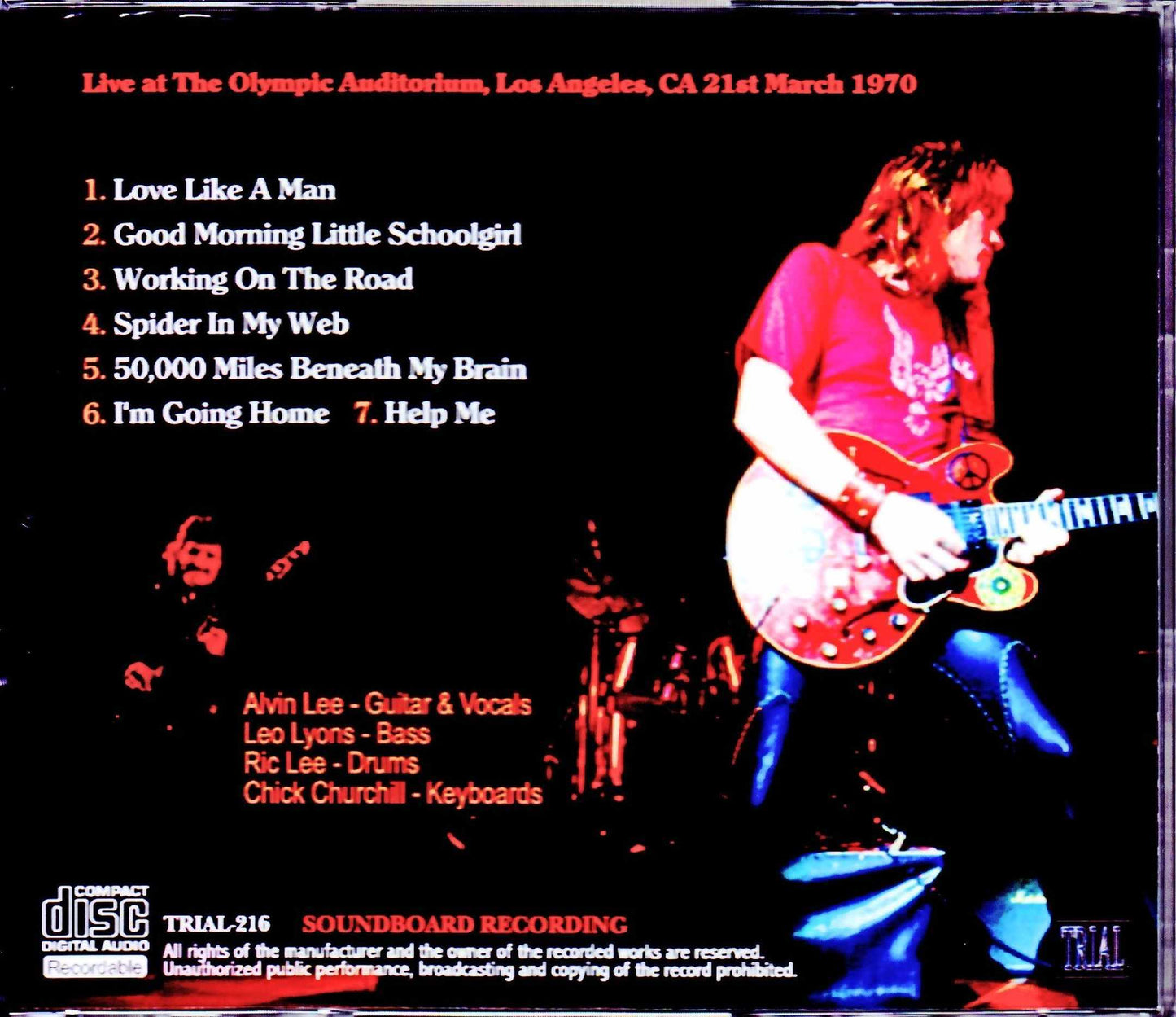 Ten Years After/CA, USA 1970
