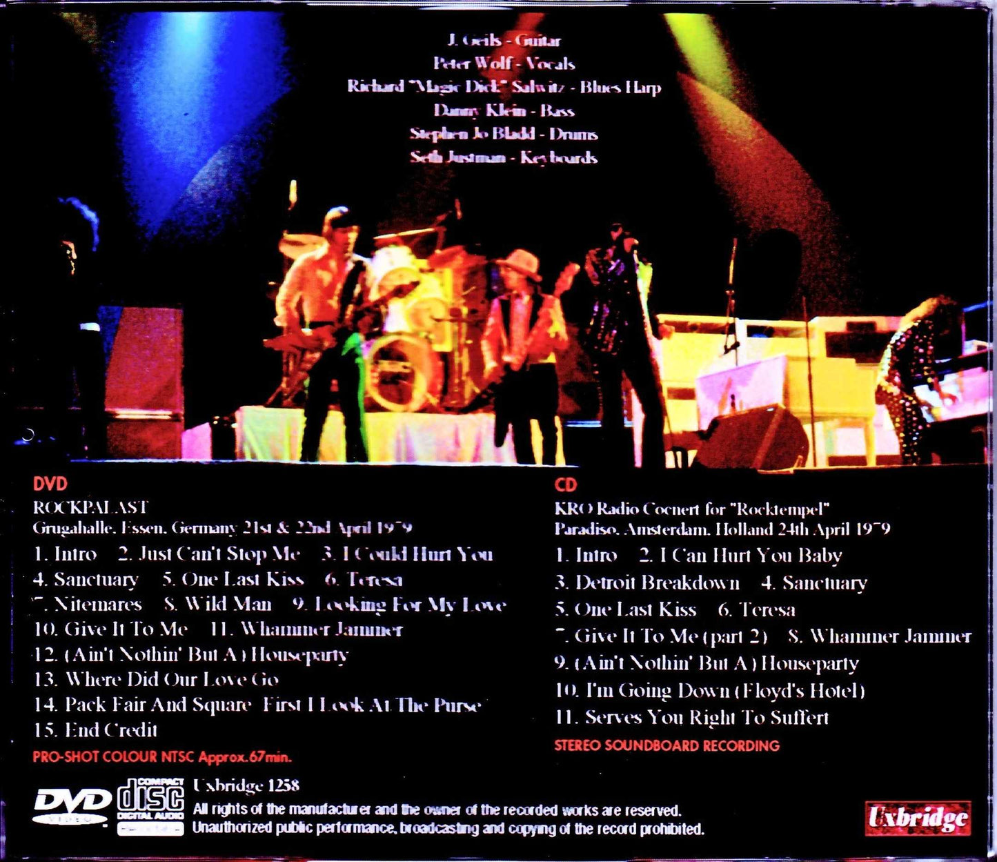 J. Geils Band/Holland 1979 & more