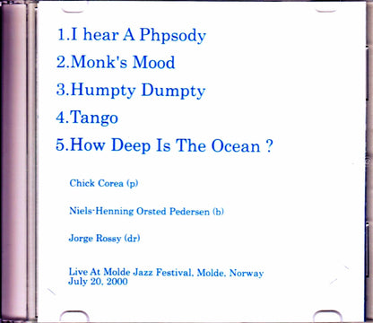 Chick Corea/Norway 6.20.2000