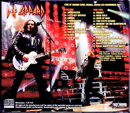 Def Leppard/Osaka,Japan 2011