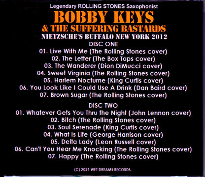 Bobby Keys & the Suffering Bastards/NY,USA 2012