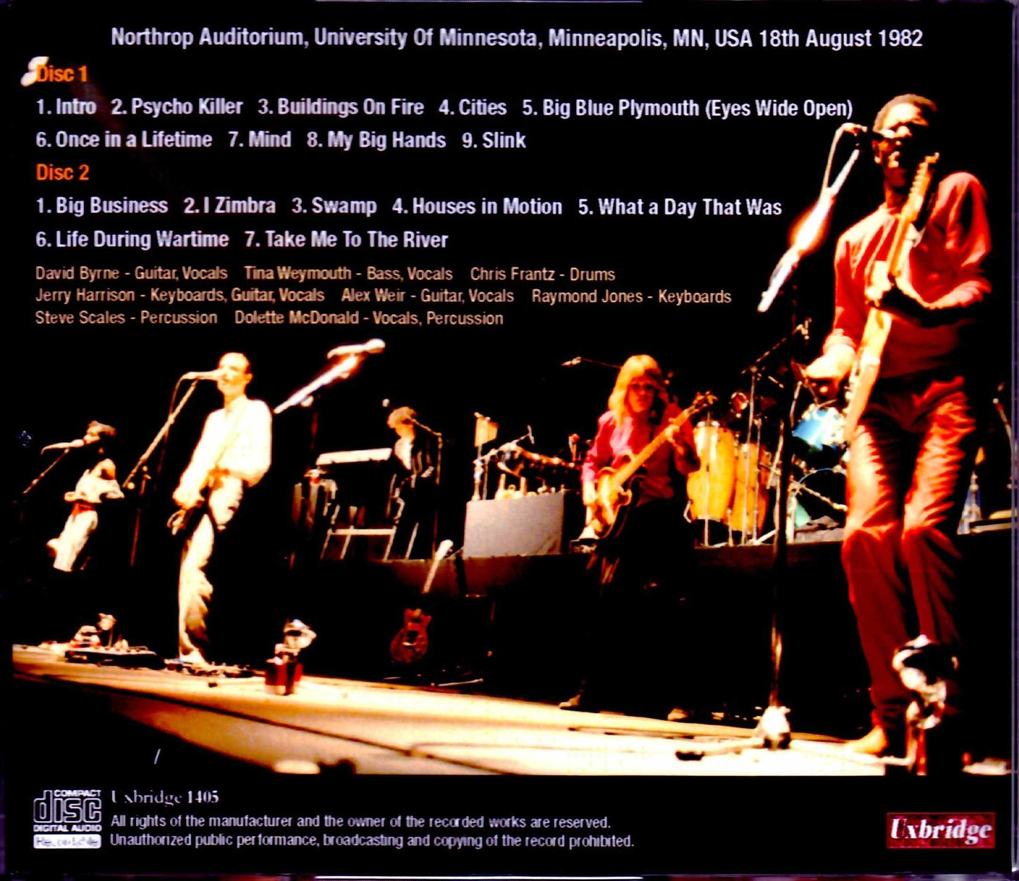 Talking Heads/MN, USA 1982