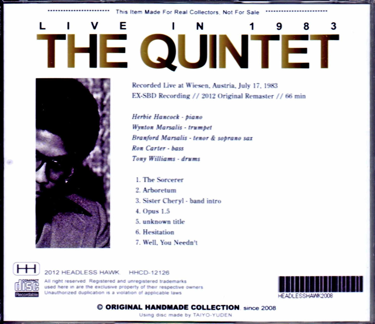 V.S.O.P. II Herbie Hancock,Wynton Marsalis,Ron Carter,Tony Williams,Branford Marsalis/Austria 1983