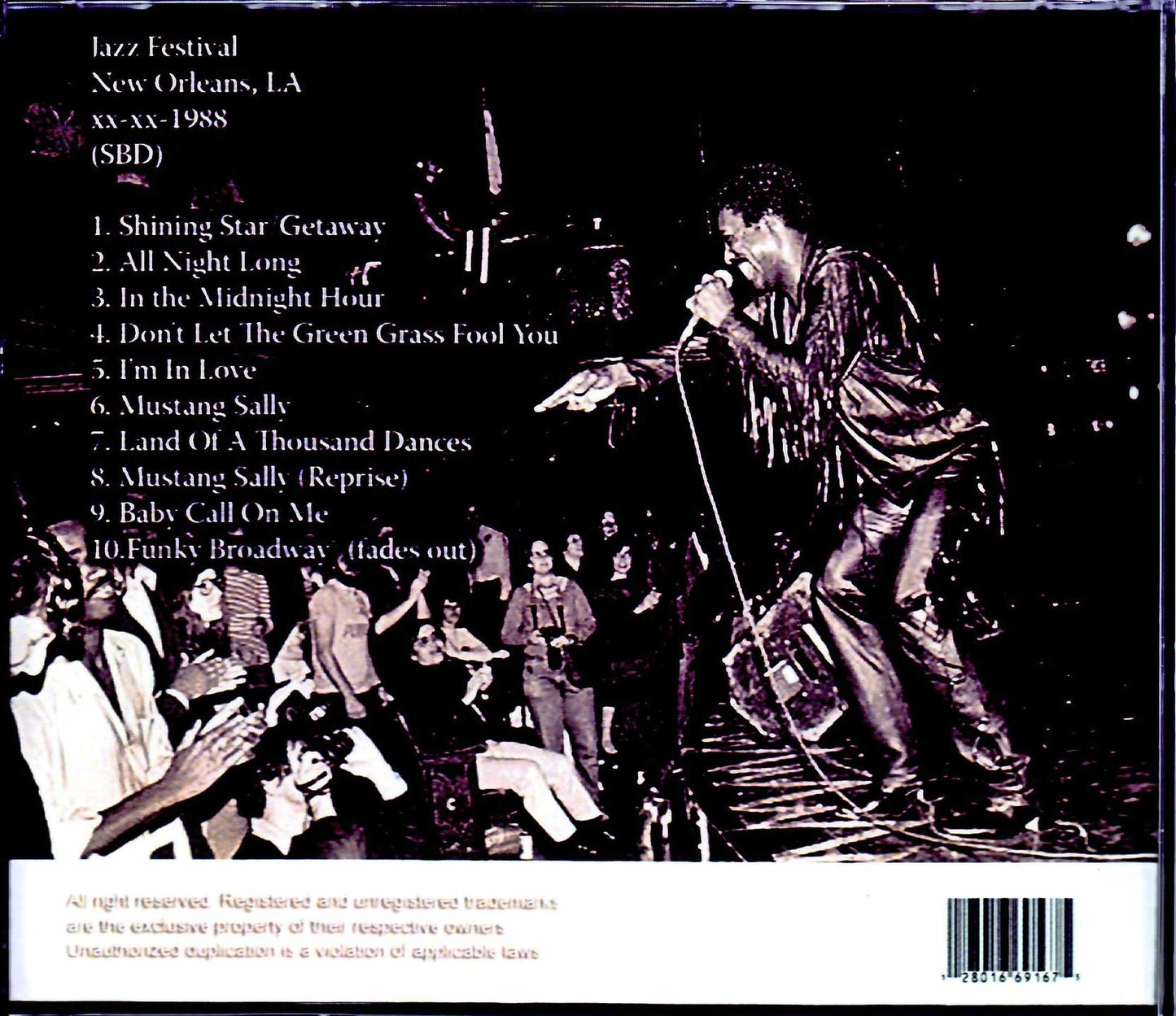 Wilson Pickett/LA, USA 1988