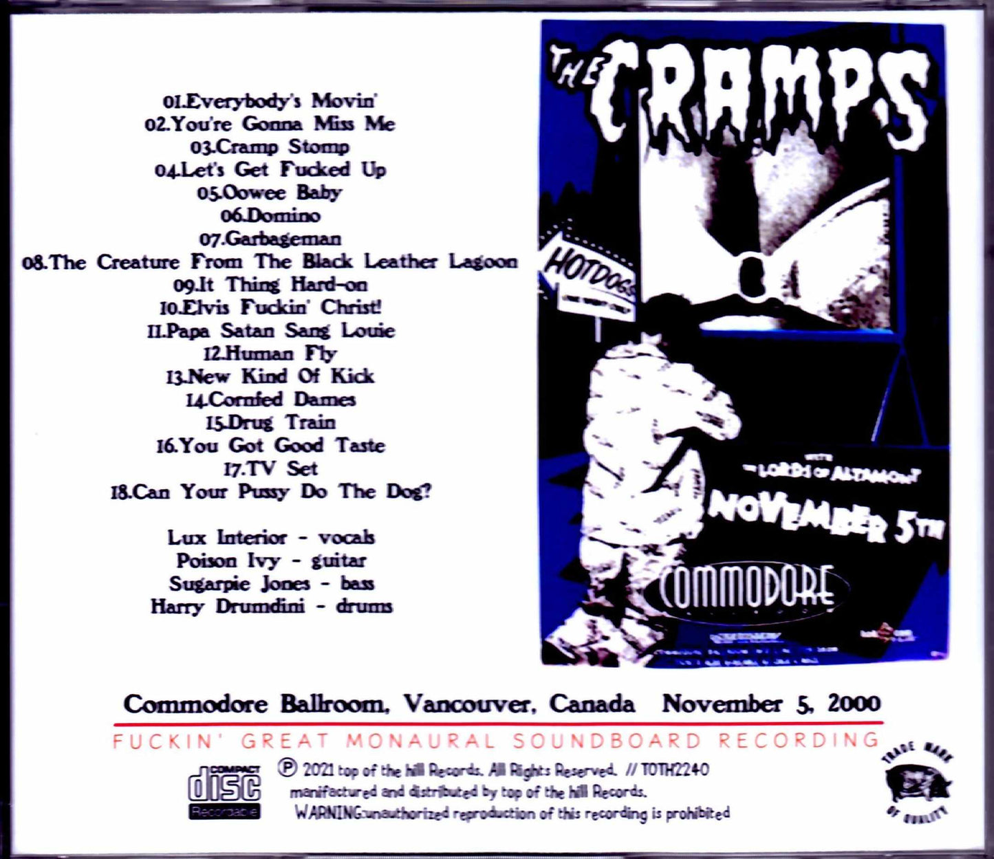 Cramps/Canada 2000