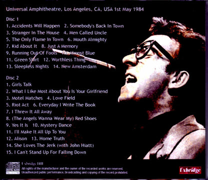 Elvis Costello/CA, USA 1984