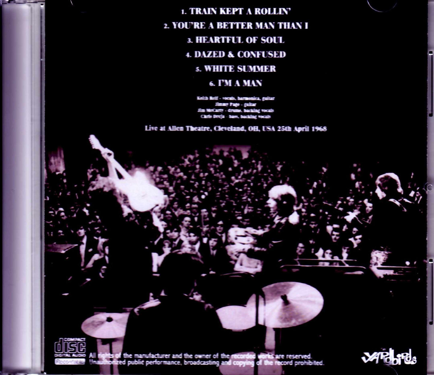 Yardbirds/OH, USA 1968