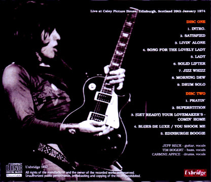 Beck, Bogert & Appice/Scotland, UK 1974 Remastered