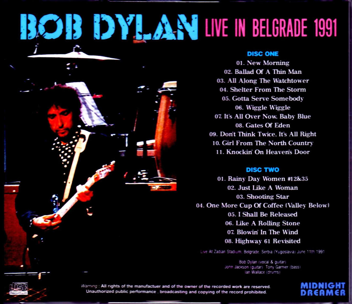 Bob Dylan/Serbia 1991