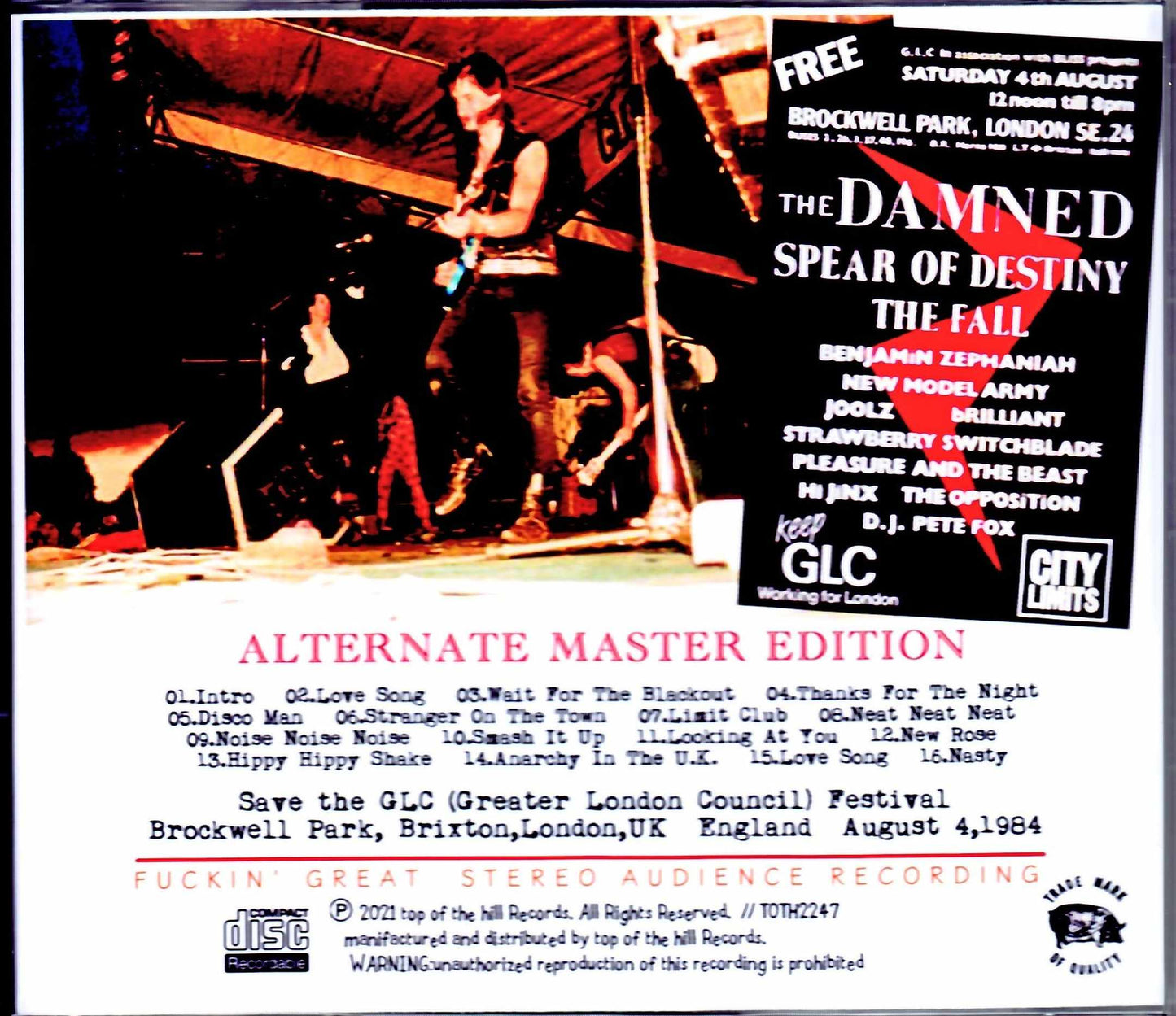Damned/London, UK 1984