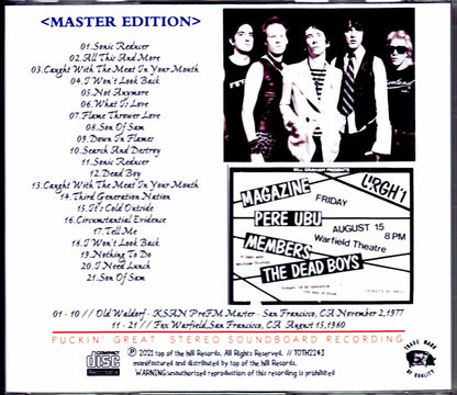 Dead Boys/CA, USA 1977 & more