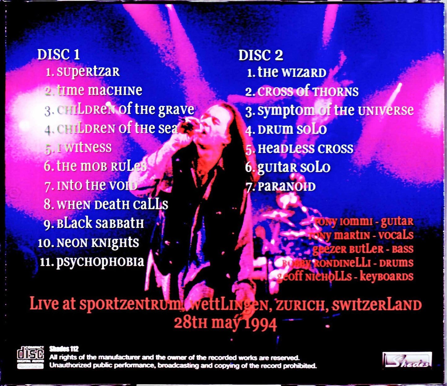 Black Sabbath/Switzerland 1994