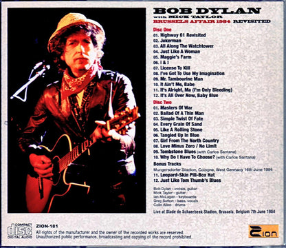 Bob Dylan,Mick Taylor/Belgium 1984 Upgrade & more